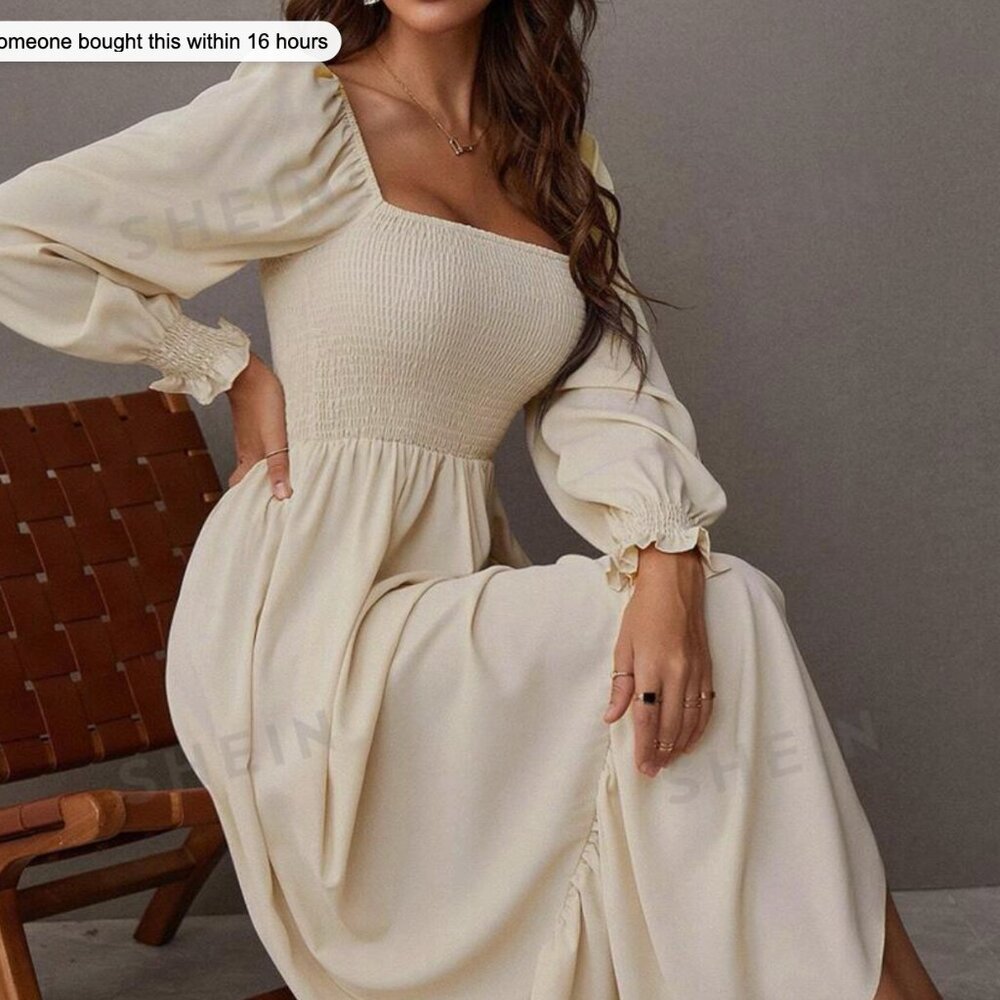 New Ruffle Hem Dress